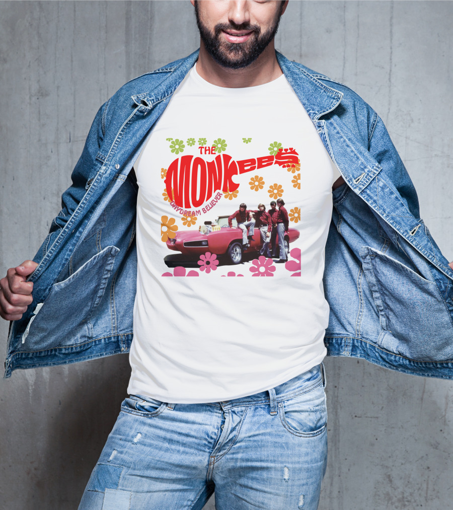 The Monkees Daydream Believer Floral Car T-Shirt