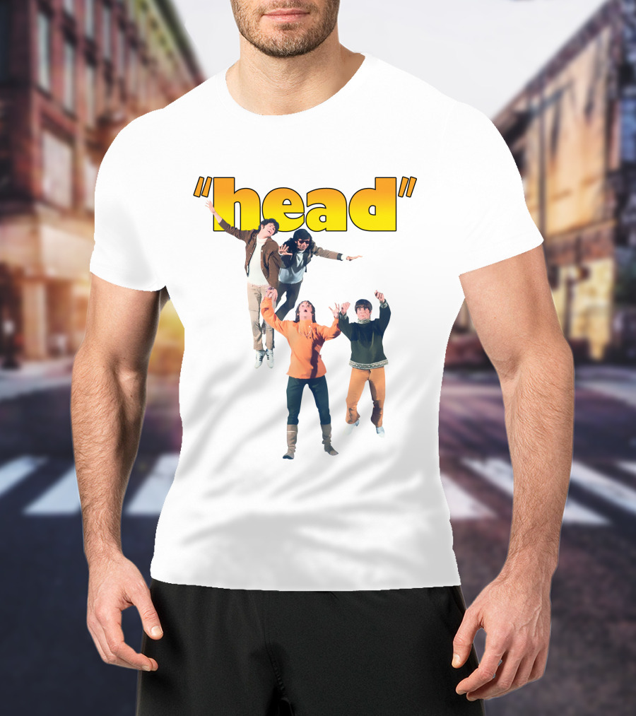Monkees Head Jumping Pose Retro Style T-Shirt