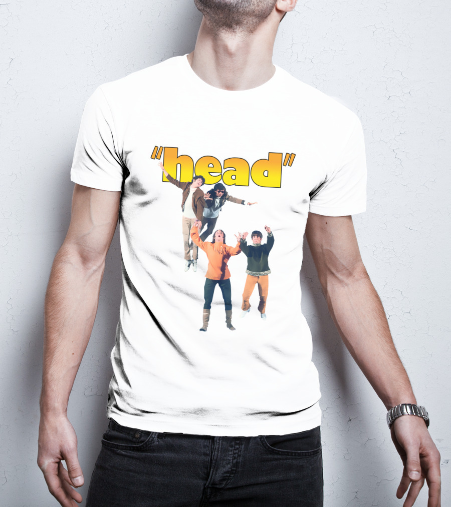 Monkees Head Jumping Pose Retro Style T-Shirt