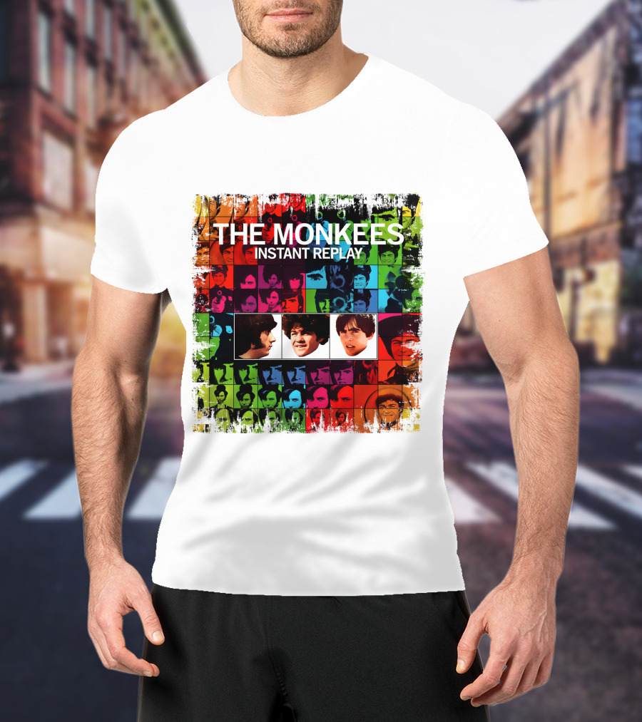 The Monkees Instant Replay Album Art Collage T-Shirt