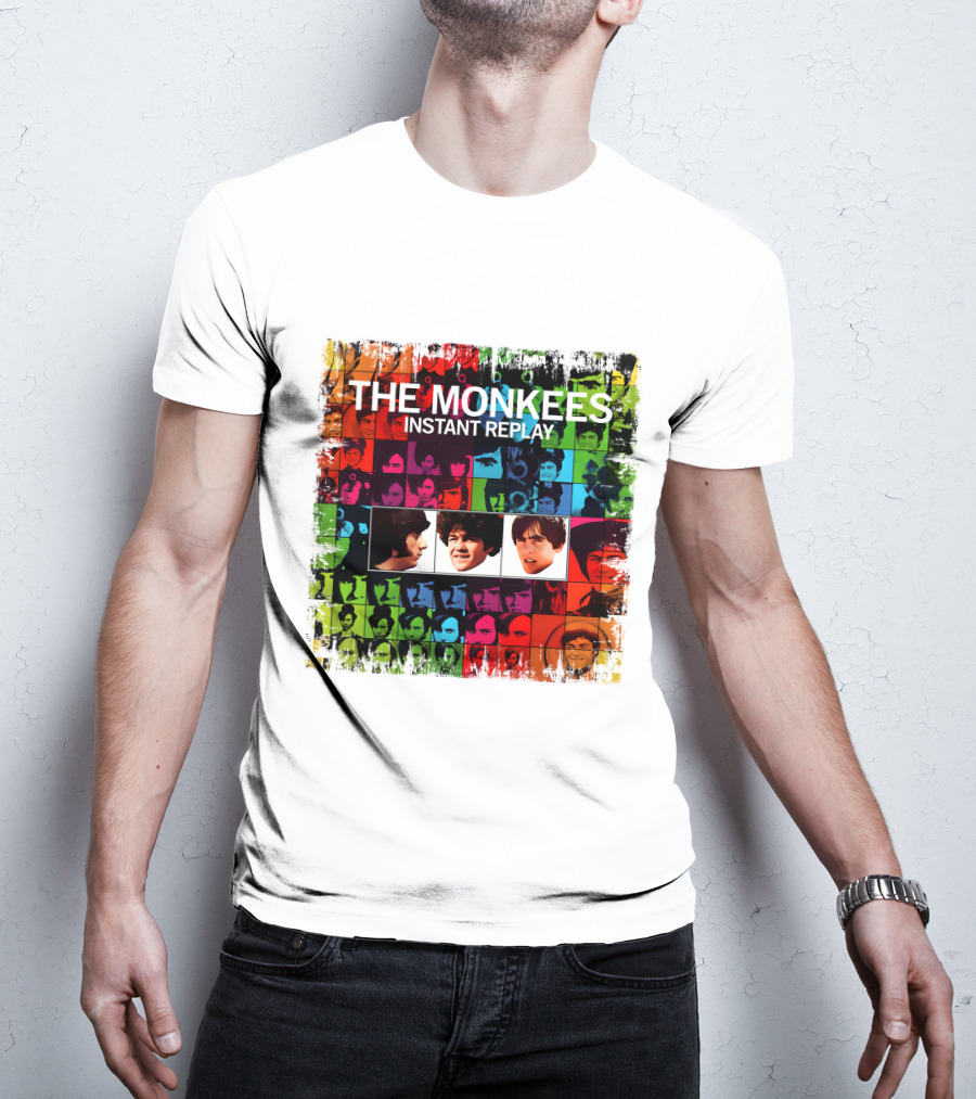 The Monkees Instant Replay Album Art Collage T-Shirt