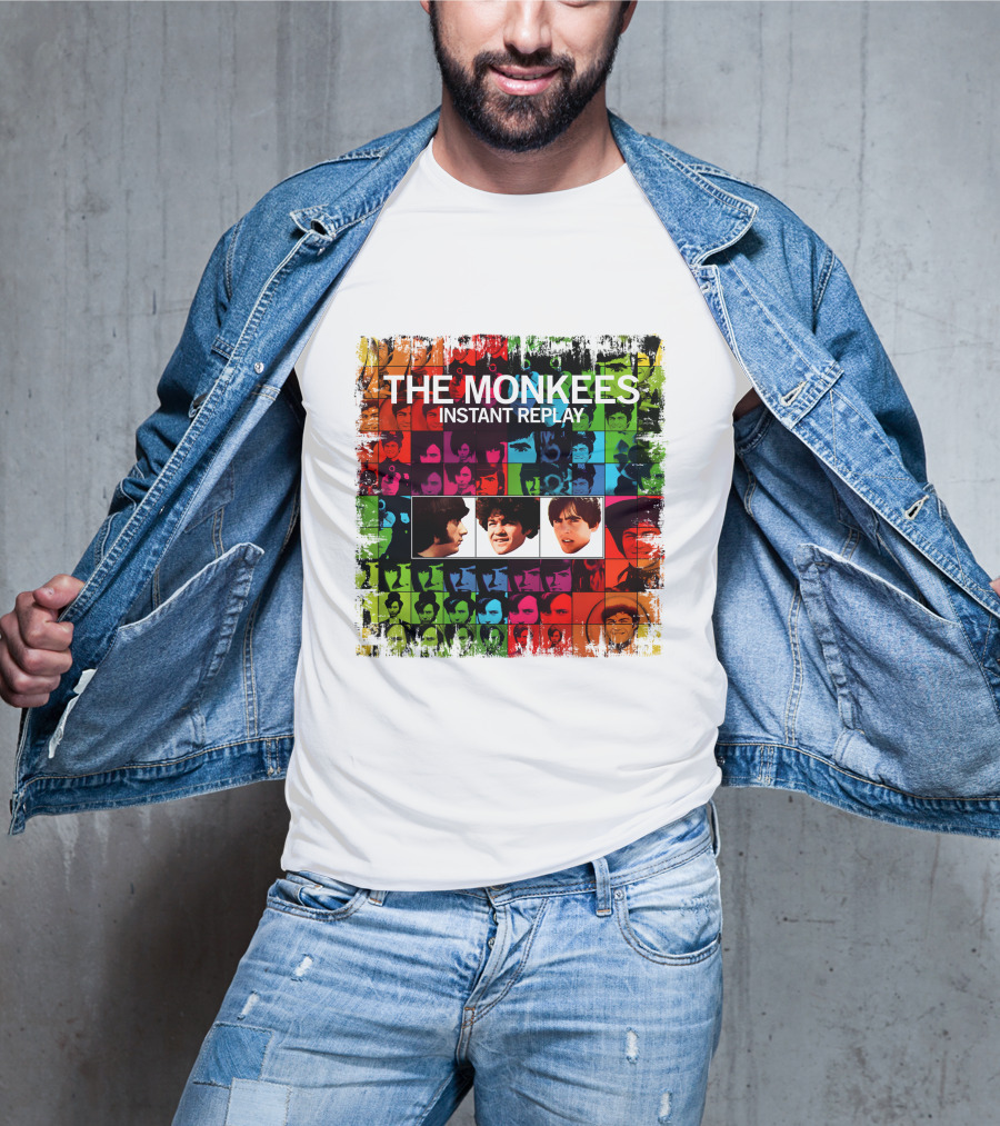 The Monkees Instant Replay Album Art Collage T-Shirt