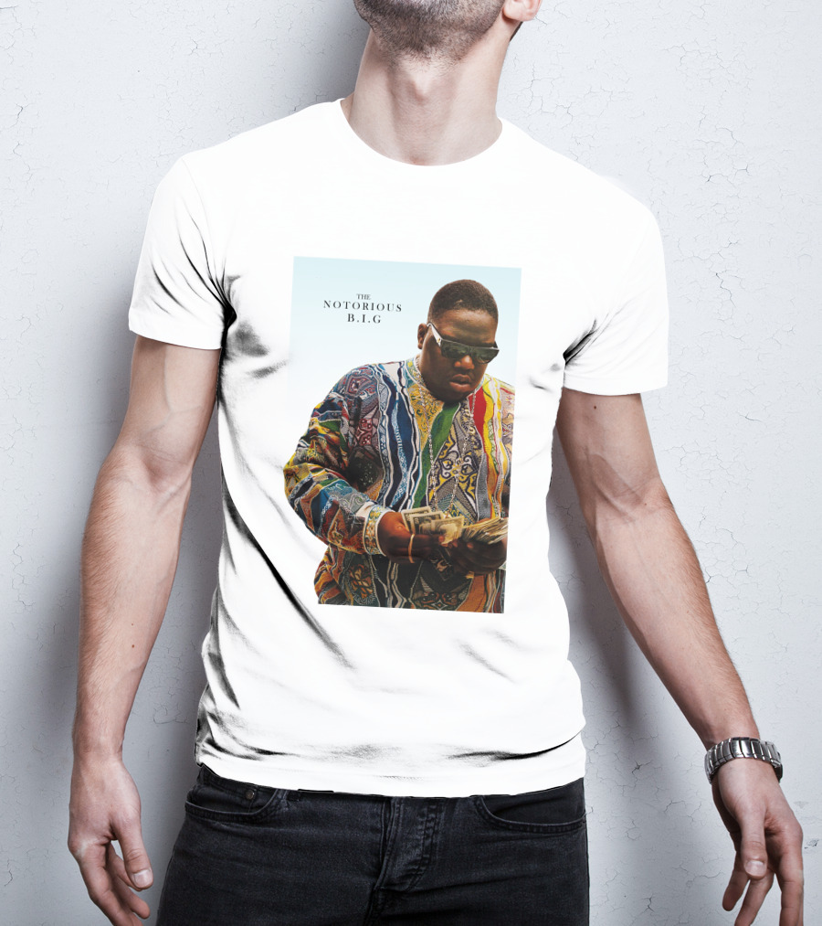 The Notorious B.i.g. Counting Money Colorful T-Shirt