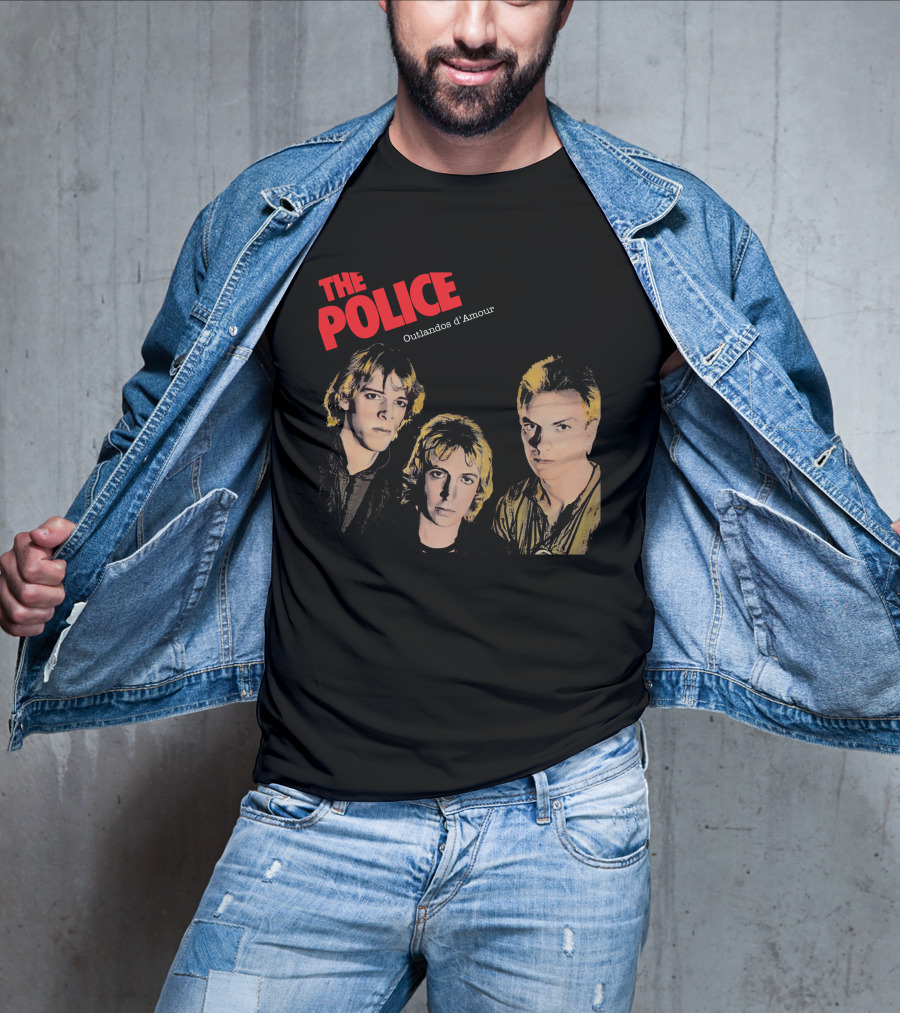 The Police Outlandos D'amour Album Cover Artwork T-Shirt