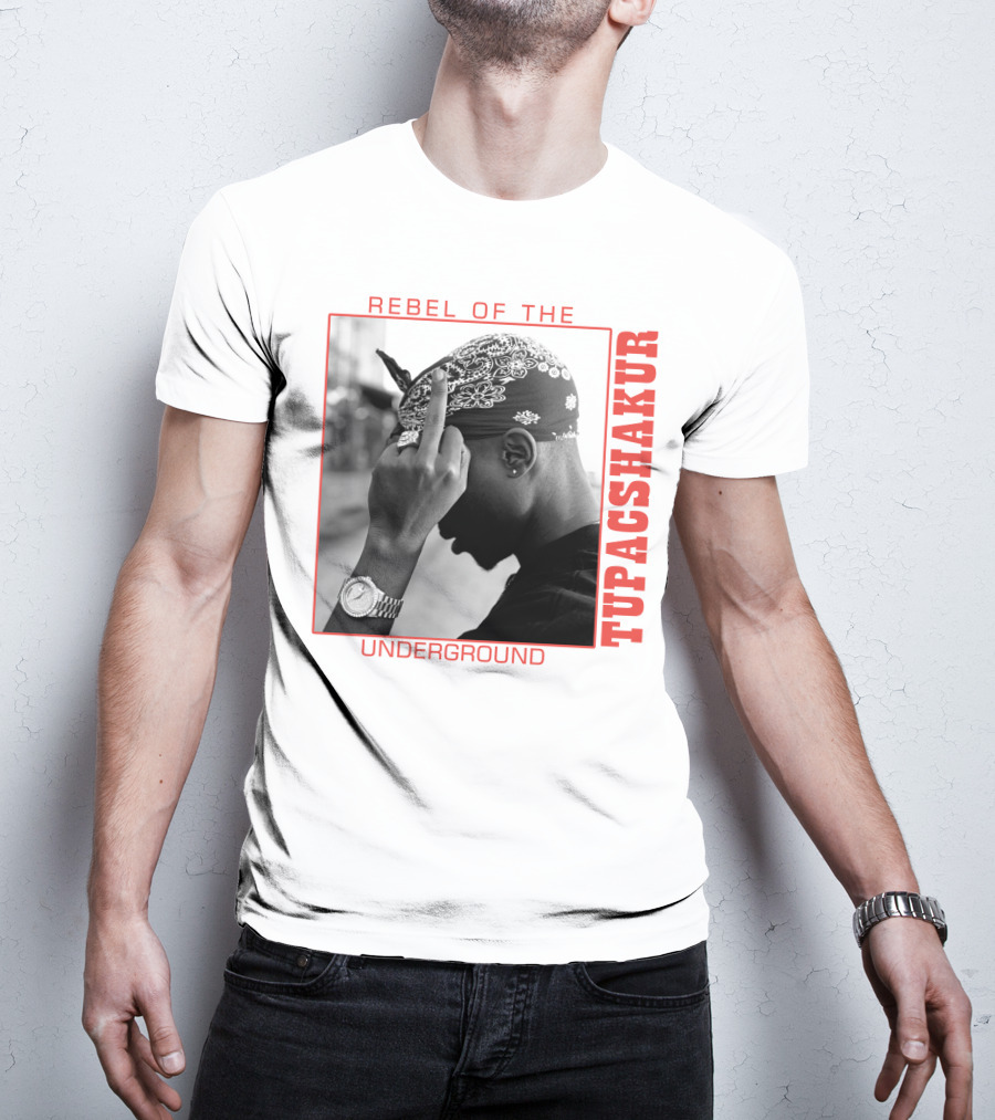 Rebel Of The Underground Tupac Shakur T-Shirt