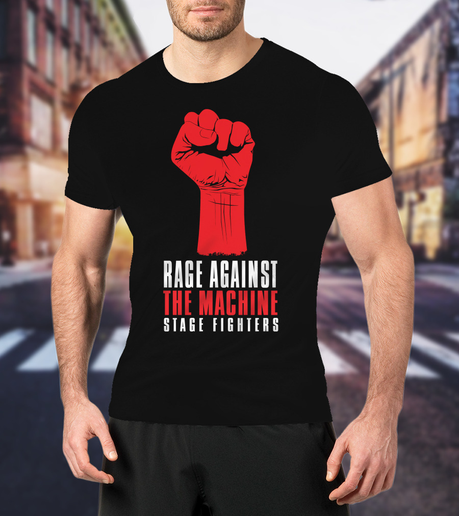 Rage Against The Machine Stage Fighters Fist T-Shirt