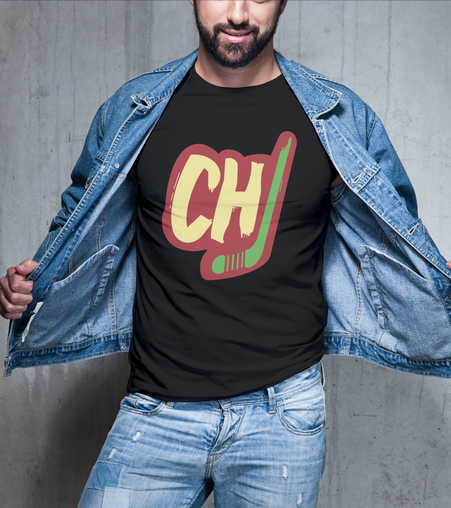 Chicago Blackhawks Hockey Ch Block Style T-Shirt