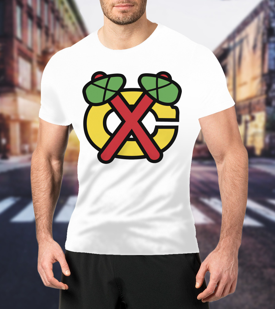 Chicago Blackhawks Classic Crossover Hockey T-Shirt