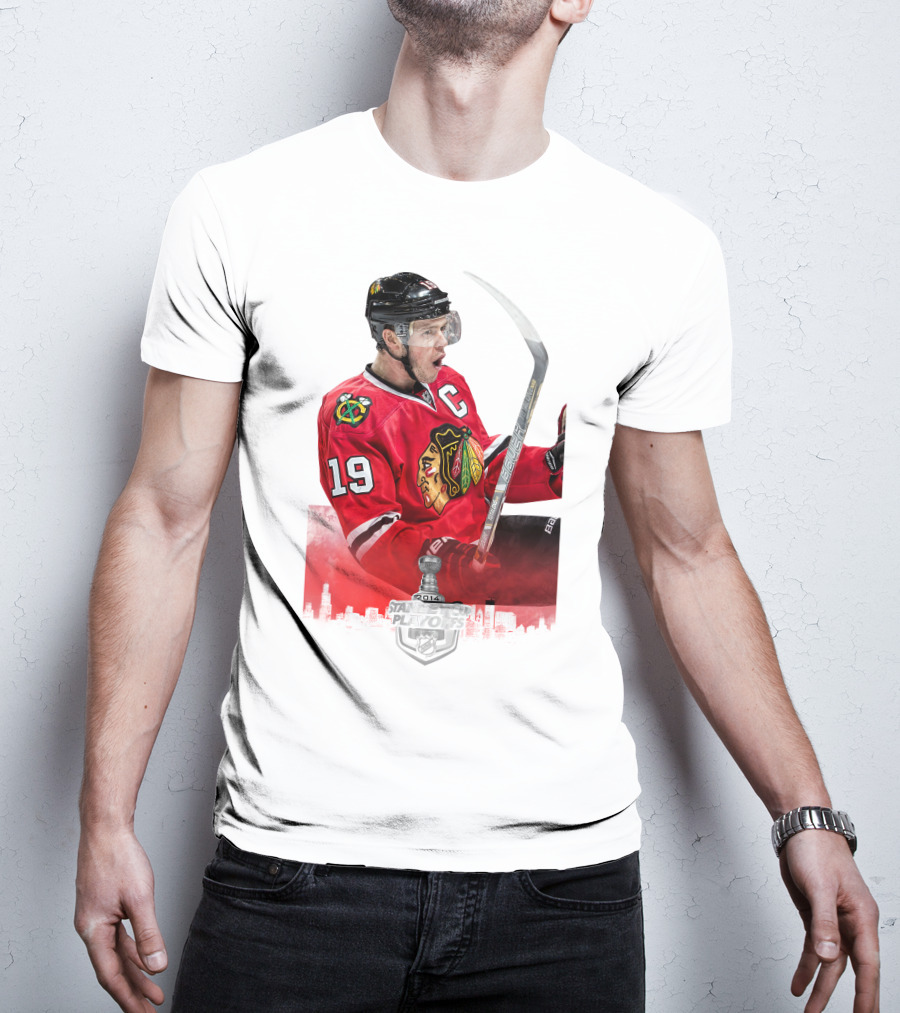 Chicago Blackhawks Nhl 2014 Stanley Cup Playoffs Captain T-Shirt