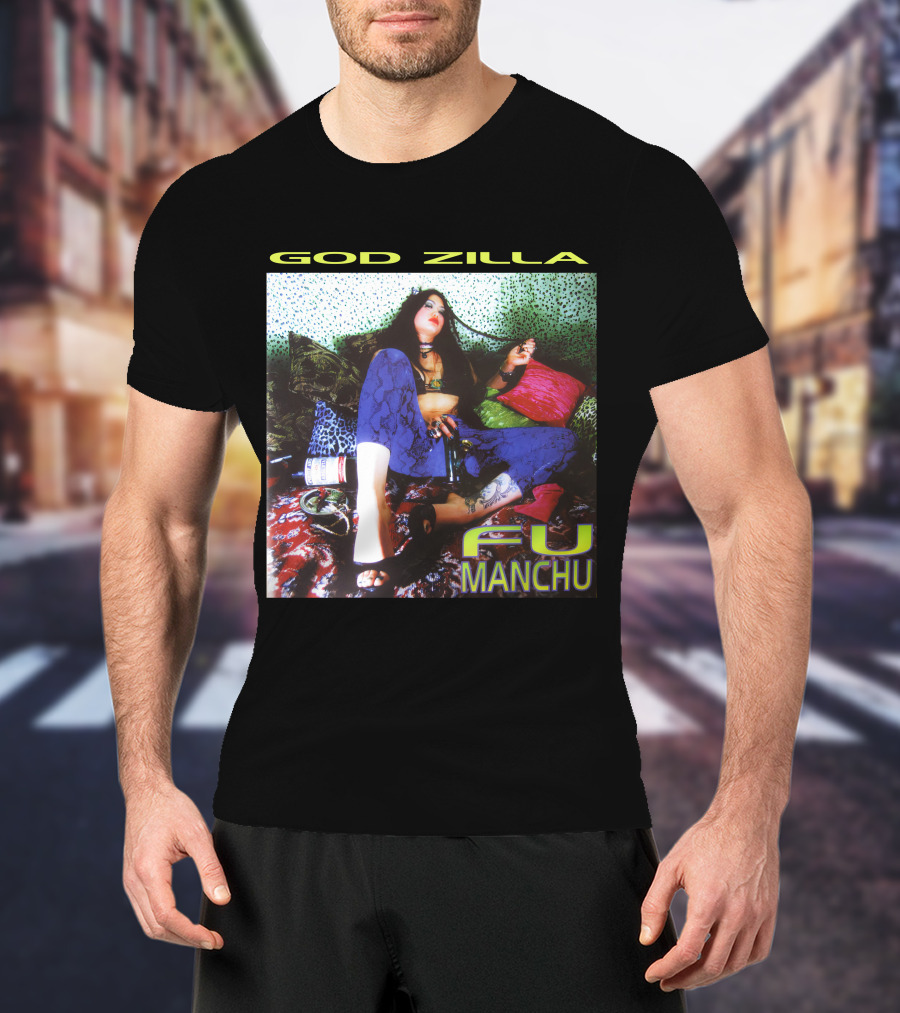 God Zilla Fu Manchu Fmc-33B T-Shirt