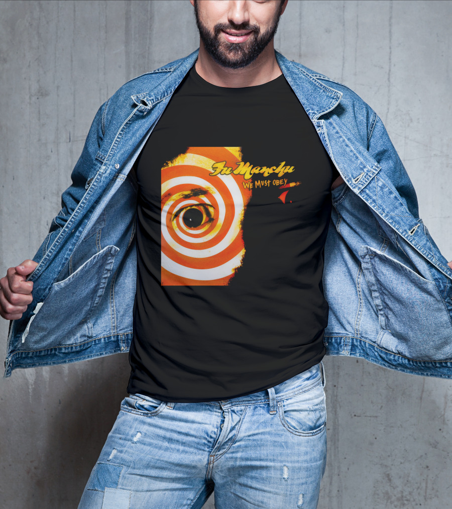 Fu Manchu We Must Obey Eye Spiral T-Shirt