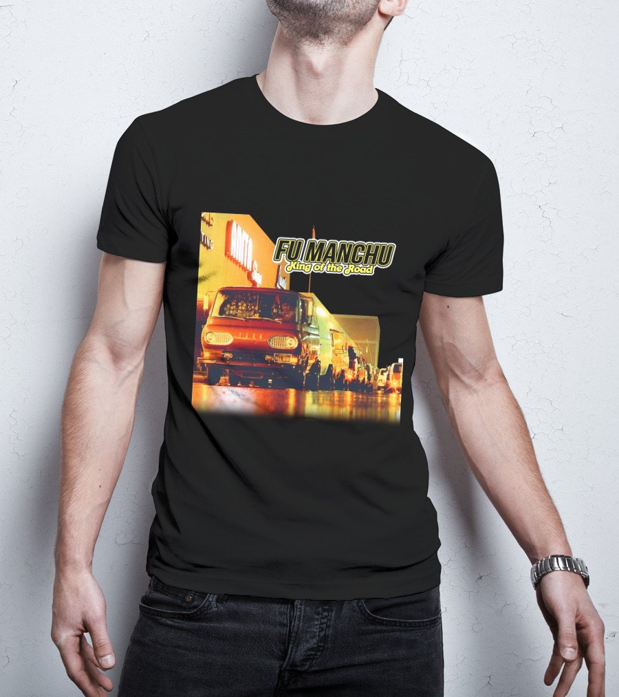 Fu Manchu King Of The Road Album Cover Van Scene T-Shirt