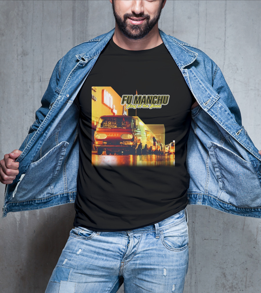 Fu Manchu King Of The Road Album Cover Van Scene T-Shirt