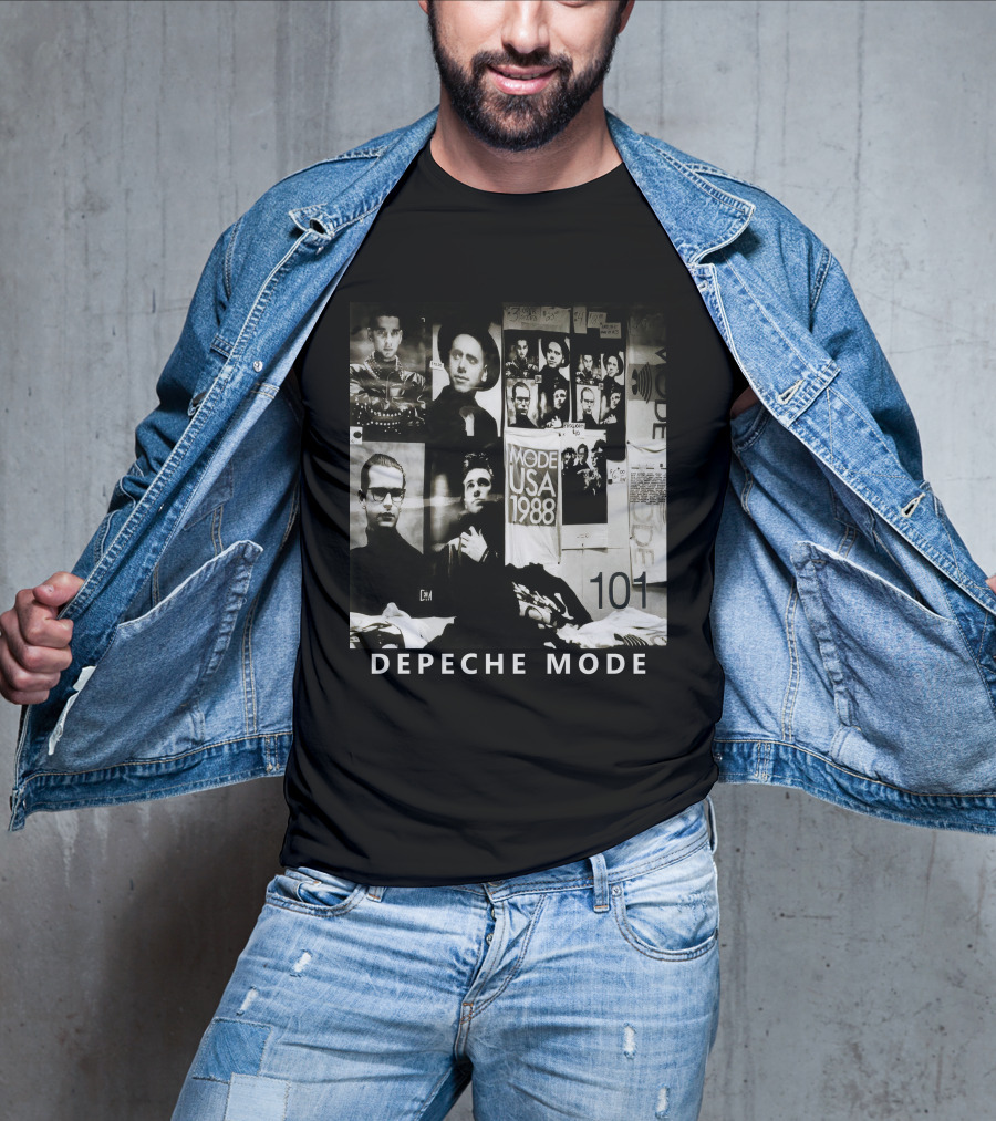 Depeche Mode USA 1988 101 Vintage Collage T-Shirt