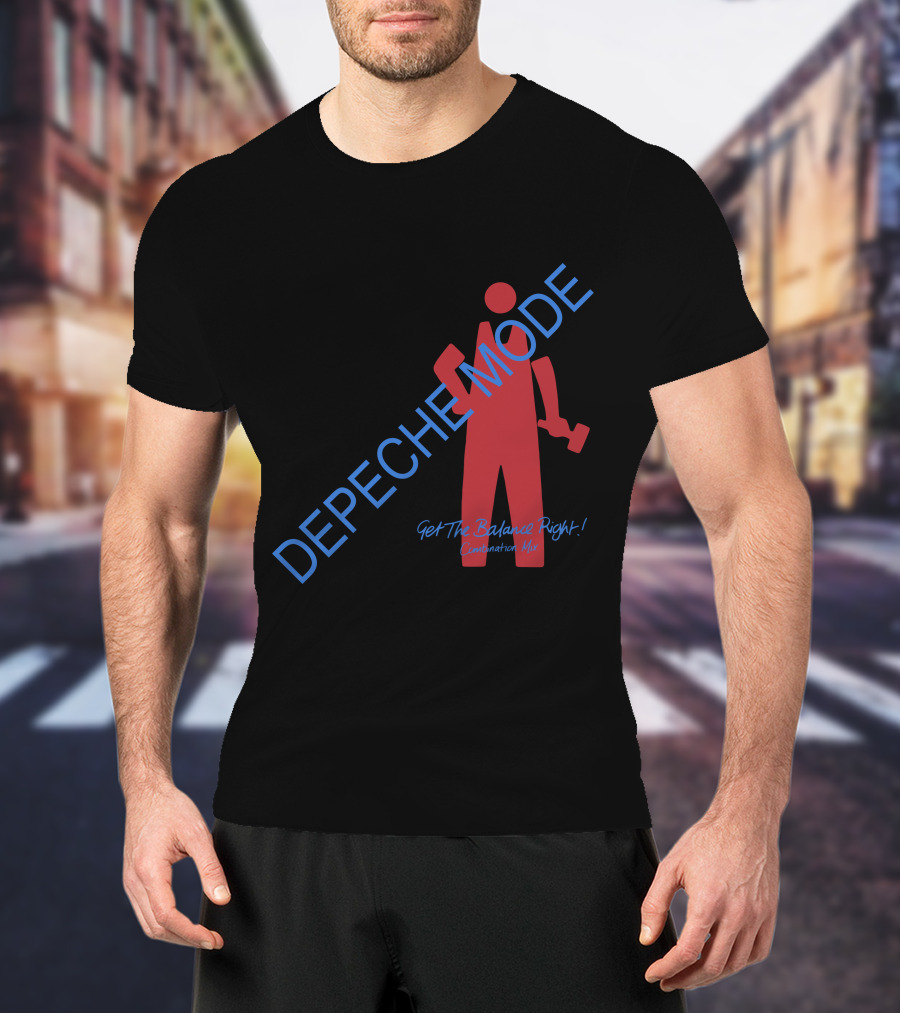 DEPECHE MODE Get The Balance Right Combination Mix Figures T-Shirt