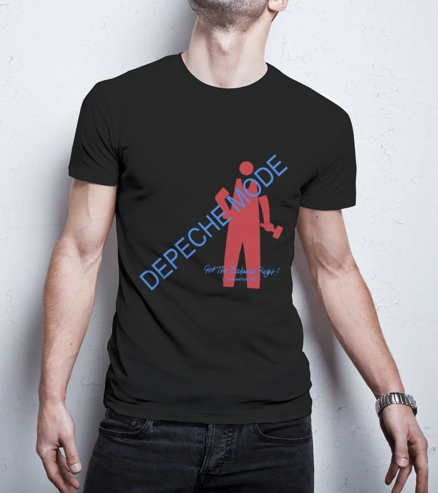 DEPECHE MODE Get The Balance Right Combination Mix Figures T-Shirt