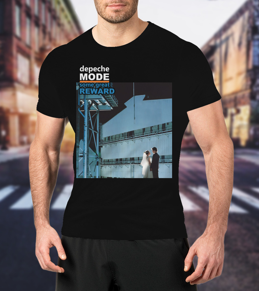 Depeche Mode Some Great Reward Album Cover Night Scene With Bride And Groom T-Shirt