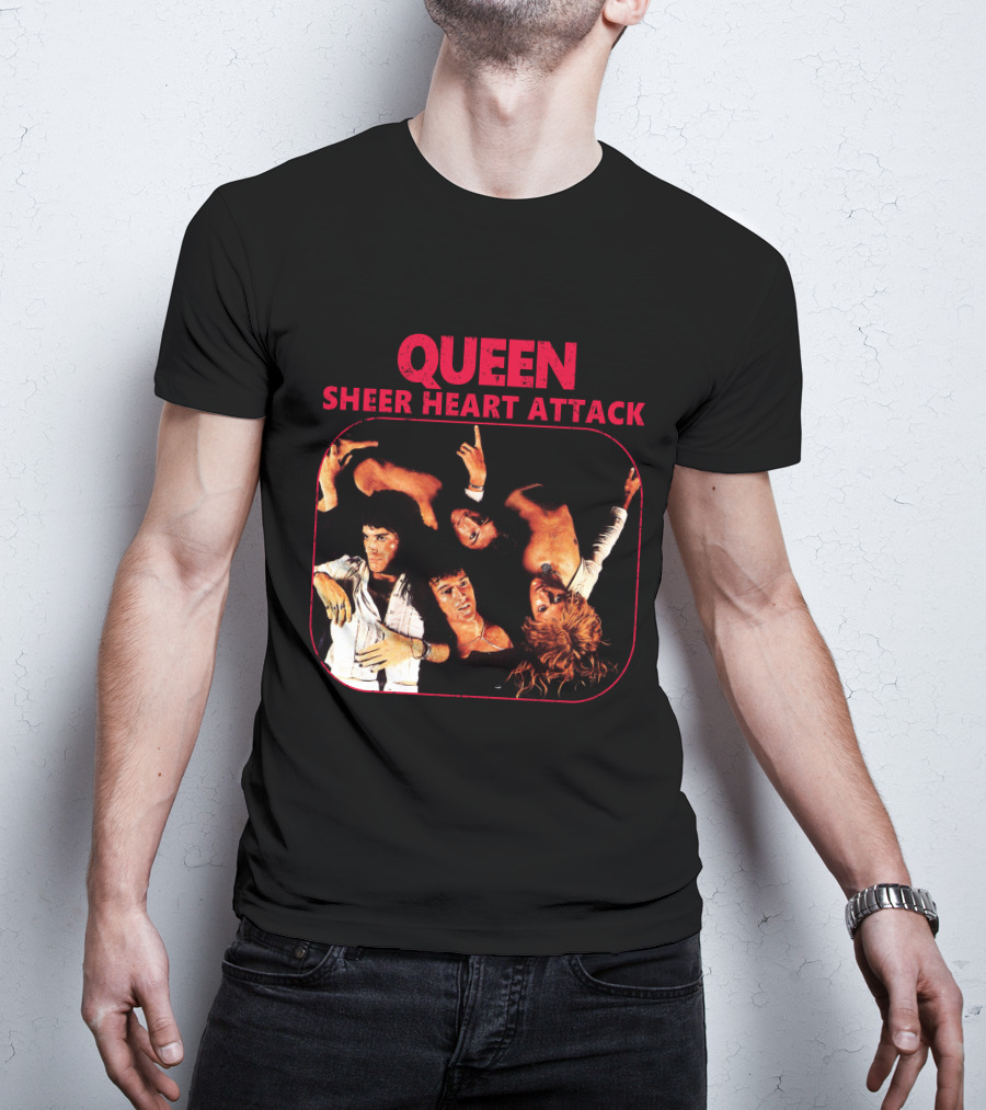 Queen Sheer Heart Attack Album Cover T-Shirt
