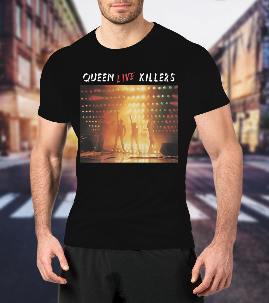 Queen Live Killers Tour Concert Print T-Shirt