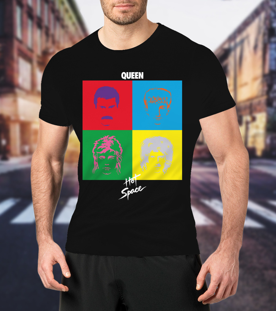 Queen Hot Space Album Cover Pop Art T-Shirt