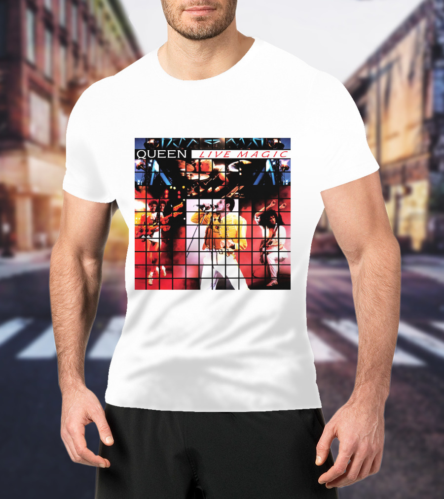 Queen Live Magic Concert Album Artwork Performance 1986 T-Shirt