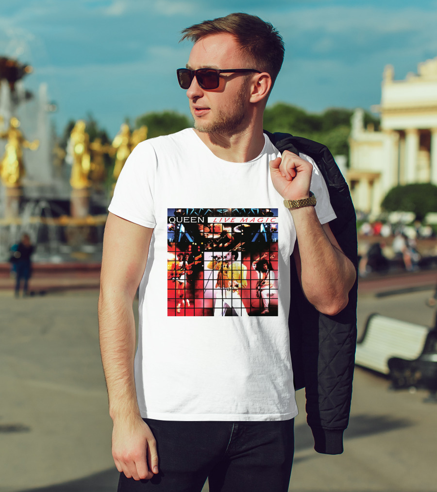 Queen Live Magic Concert Album Artwork Performance 1986 T-Shirt