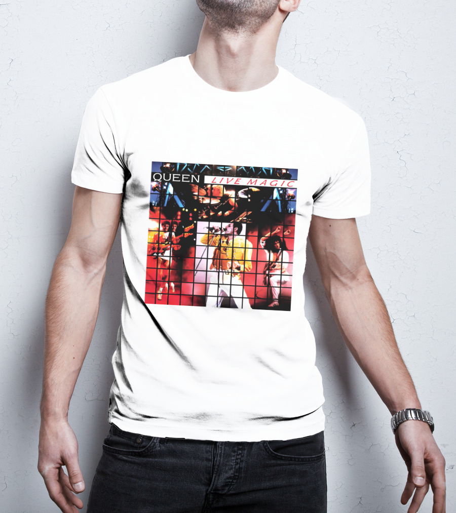 Queen Live Magic Concert Album Artwork Performance 1986 T-Shirt