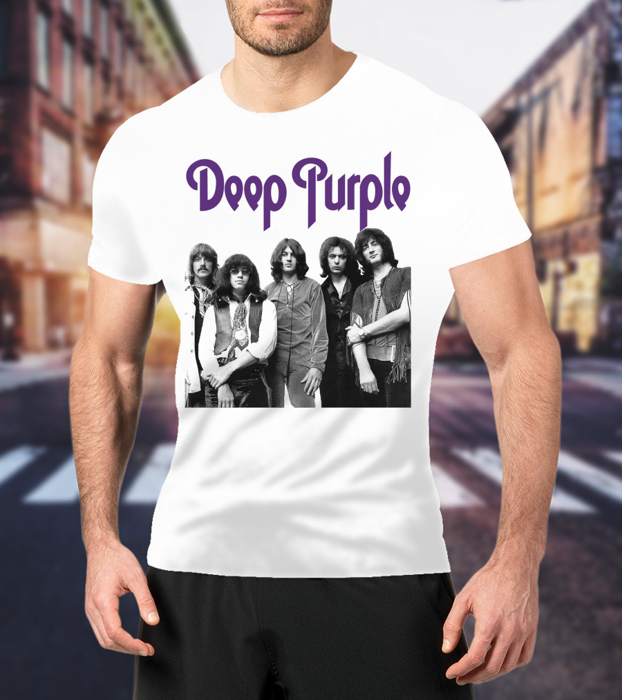 Deep Purple Band Photo Classic Album Era T-Shirt