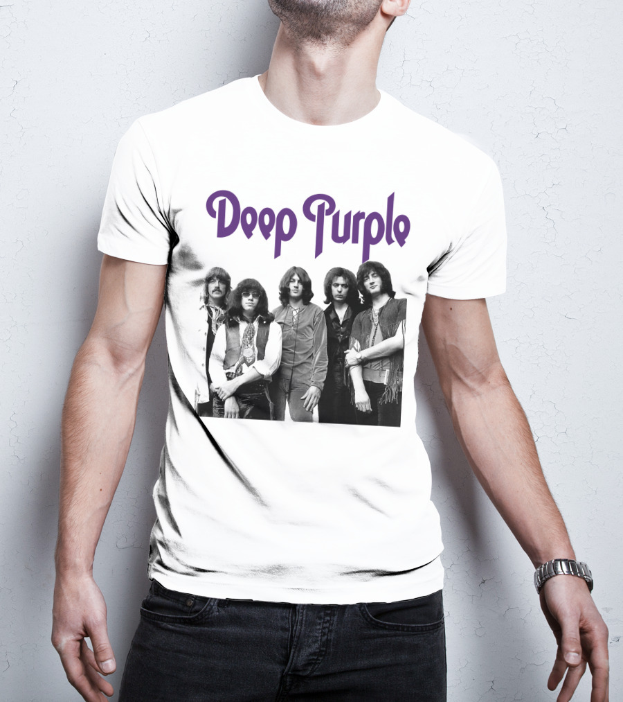 Deep Purple Band Photo Classic Album Era T-Shirt
