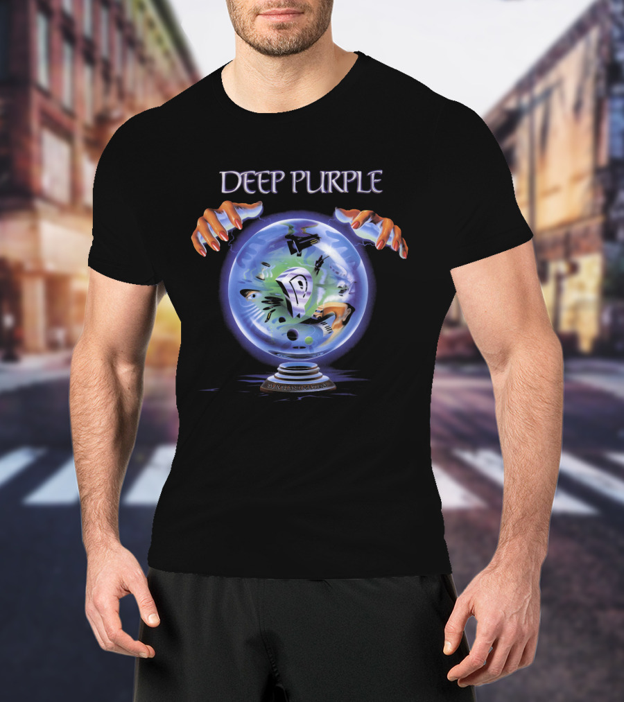 Deep Purple Abandon Album Artwork Crystal Ball T-Shirt