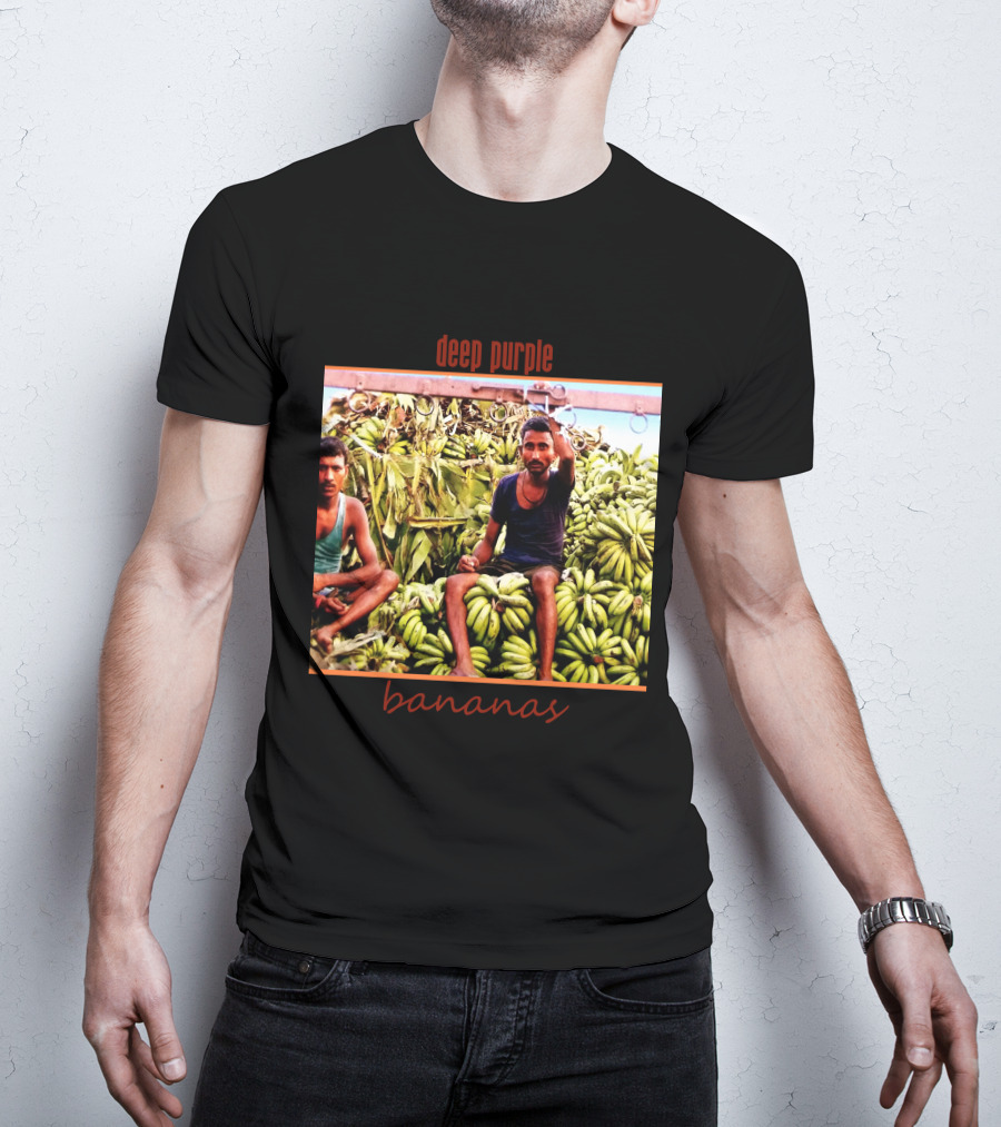 Deep Purple Bananas Album Cover Artwork T-Shirt