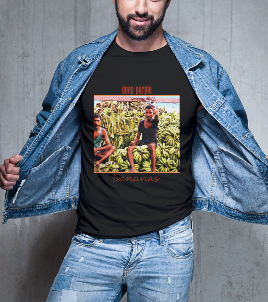 Deep Purple Bananas Album Cover Artwork T-Shirt