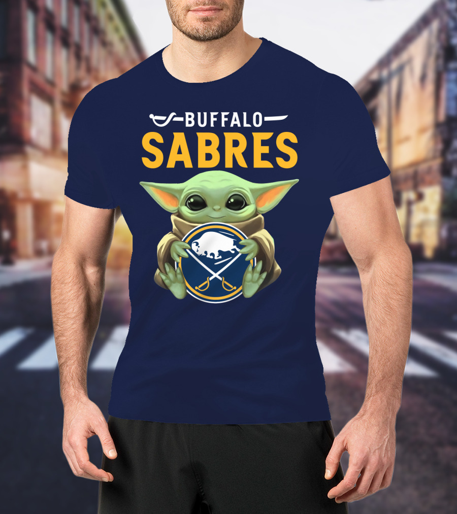 Buffalo Sabres Baby Yoda T-Shirt