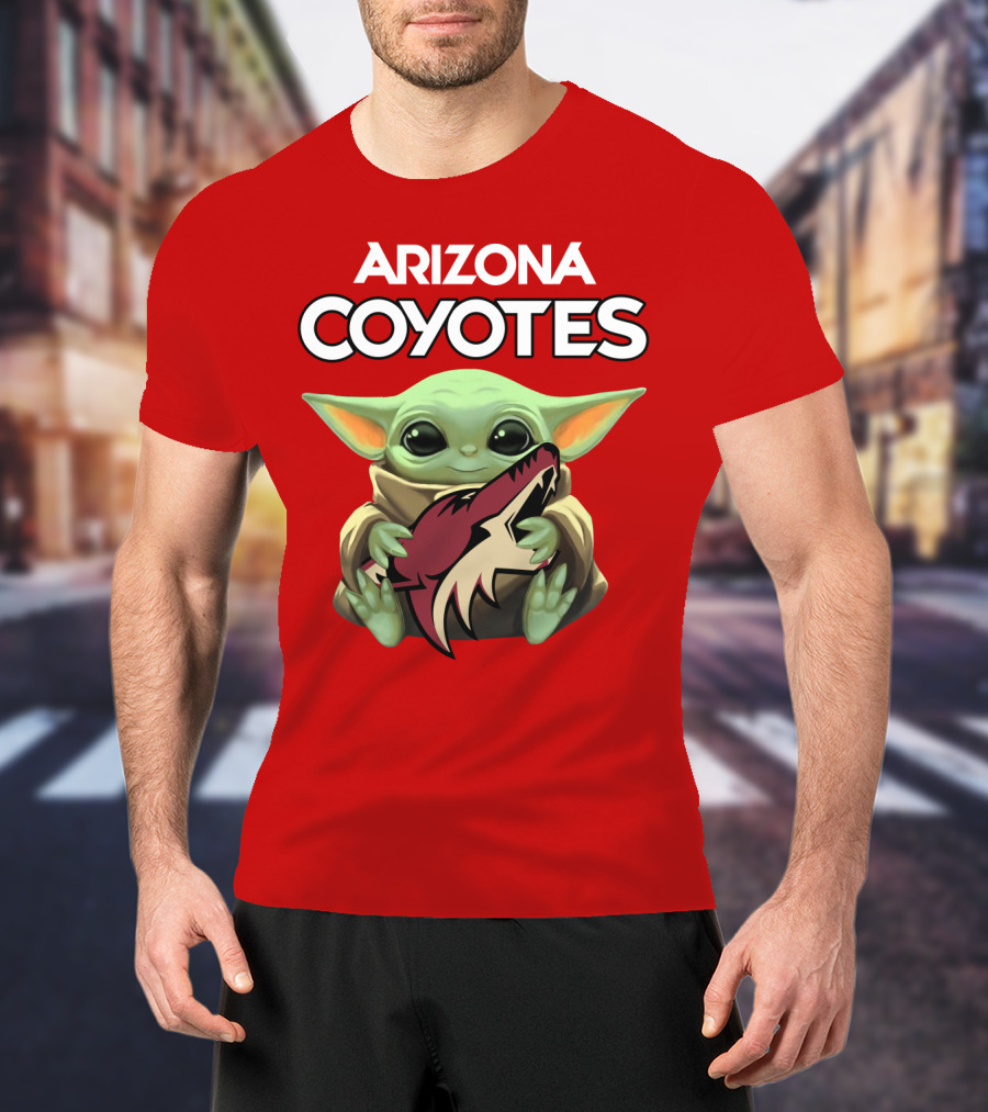 Arizona Coyotes Baby Yoda T-Shirt
