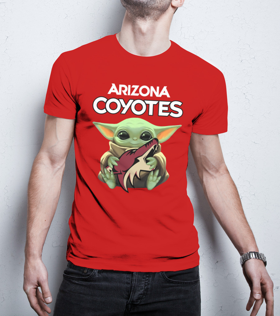 Arizona Coyotes Baby Yoda T-Shirt