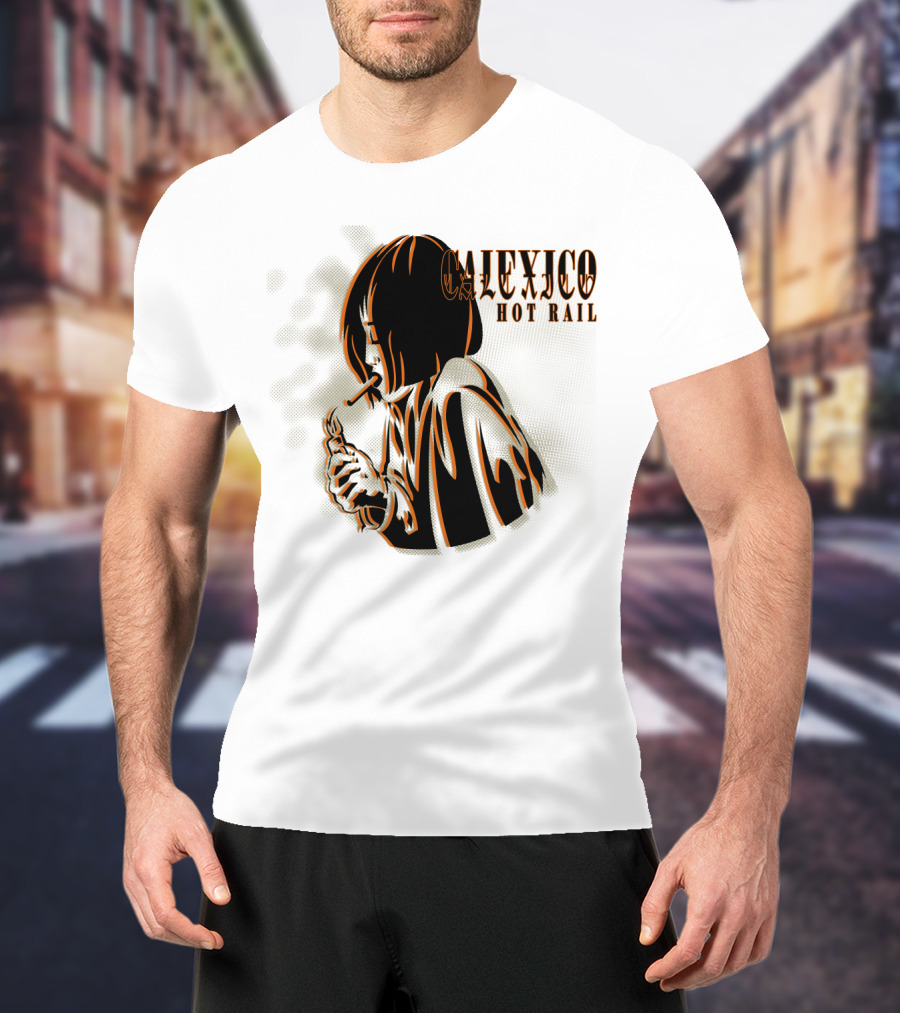 Calexico Hot Rail Smoking Figure T-Shirt