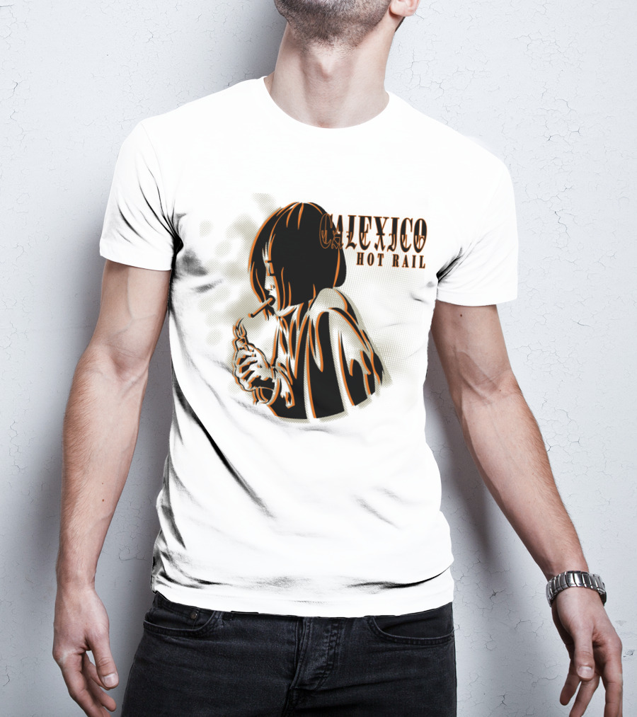 Calexico Hot Rail Smoking Figure T-Shirt