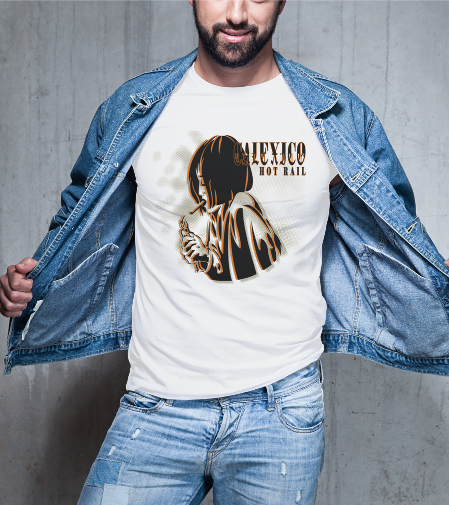 Calexico Hot Rail Smoking Figure T-Shirt