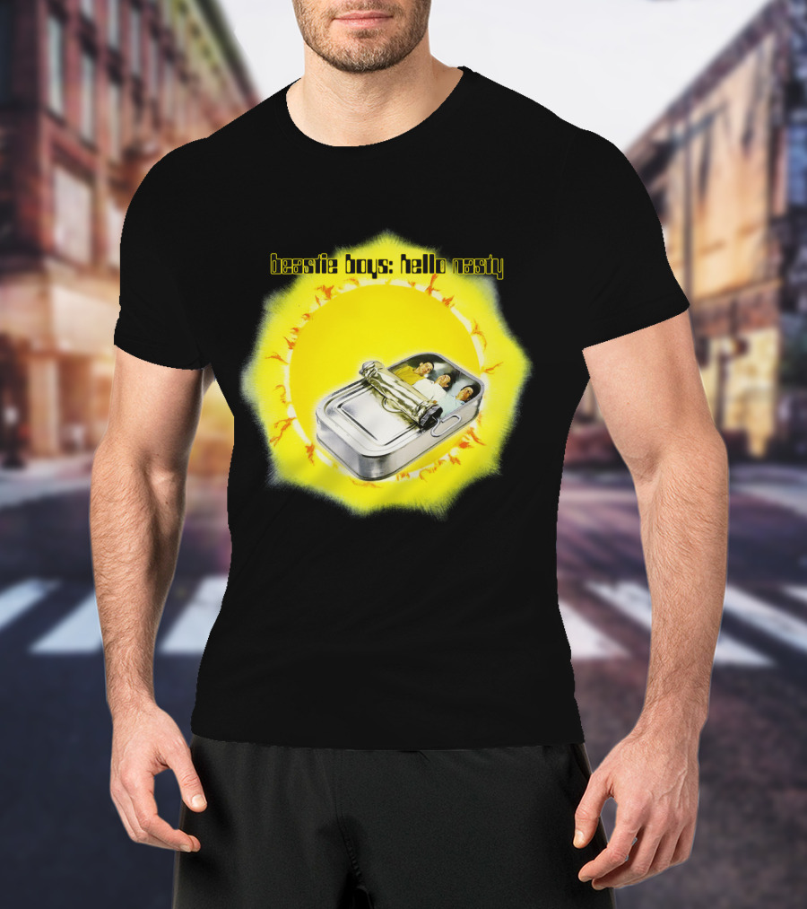 Beastie Boys: Hello Nasty Album Cover Yellow Background T-Shirt