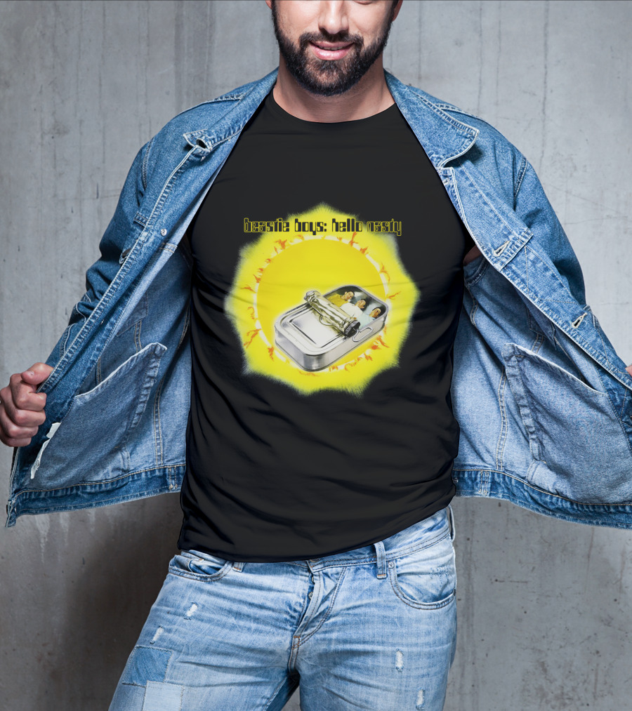 Beastie Boys: Hello Nasty Album Cover Yellow Background T-Shirt