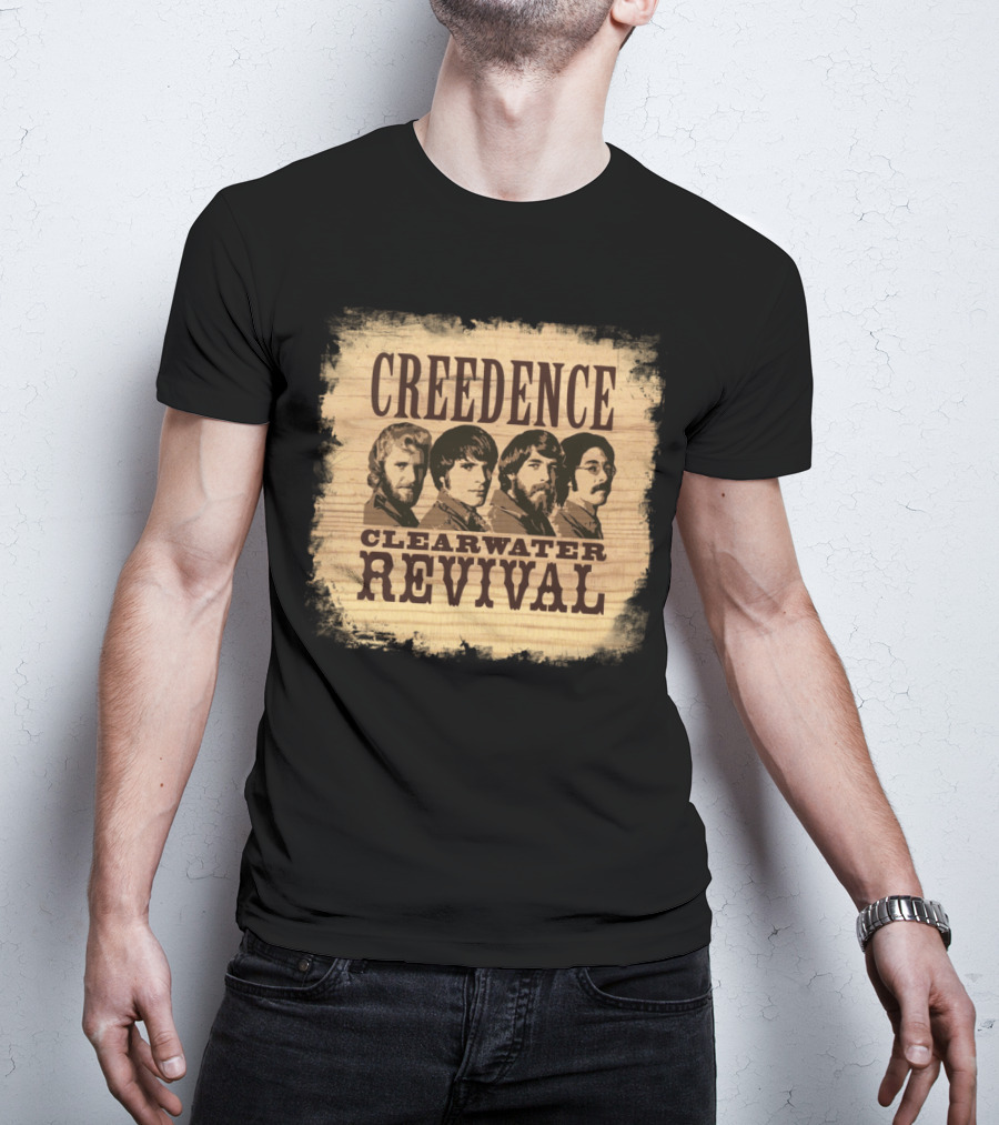 Creedence Clearwater Revival Band Portrait T-Shirt