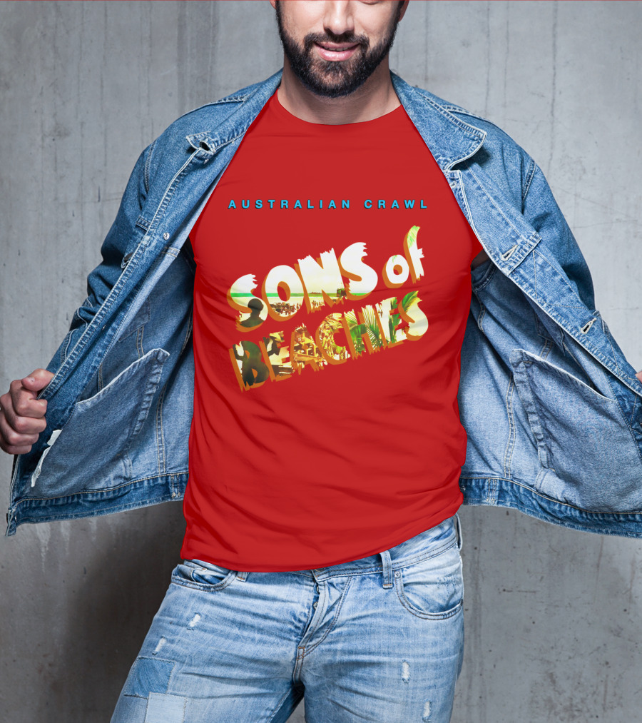 Australian Crawl Sons Of Beaches T-Shirt