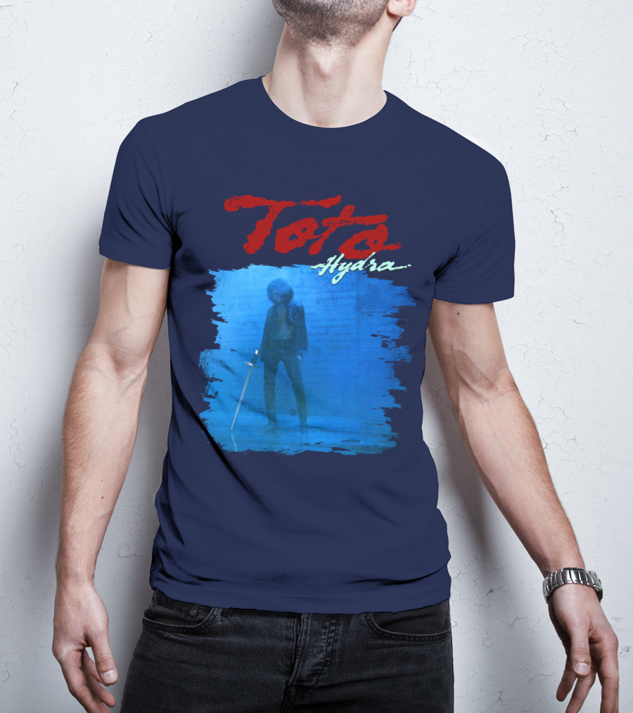 Toto Hydra Sword Figure Blue Square T-Shirt