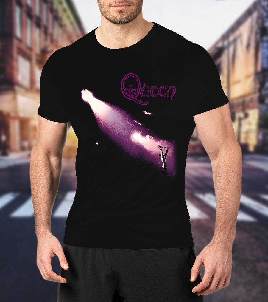 Queen Purple Stage Performance Iconic Band T-Shirt