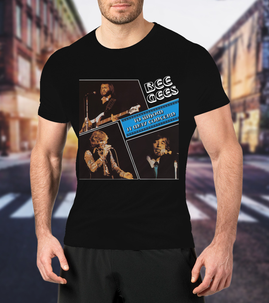 Bee Gees To Whom It May Concern Album Cover T-Shirt