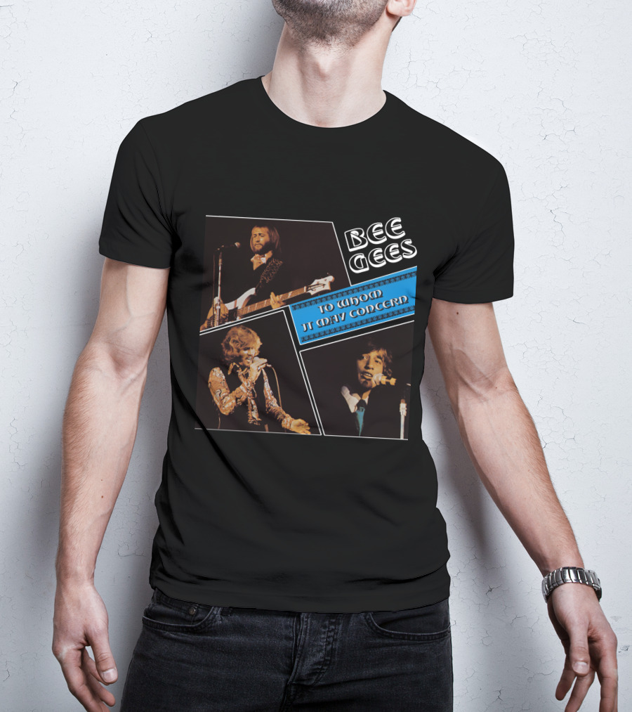 Bee Gees To Whom It May Concern Album Cover T-Shirt