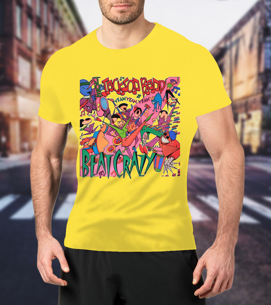 Joe Jackson Band Beat Crazy Colorful Music T-Shirt