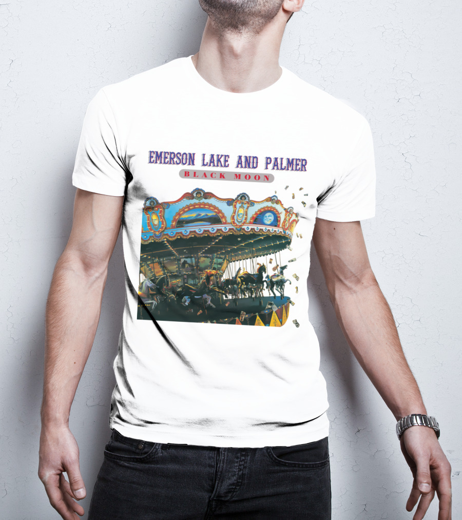 Emerson Lake And Palmer Black Moon Carousel T-Shirt