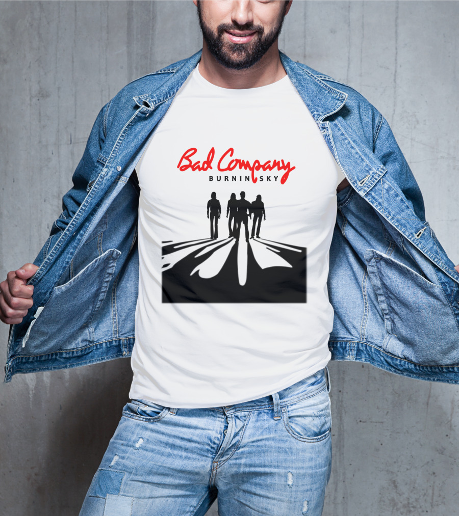Bad Company Burnin' Sky Silhouette Walkway T-Shirt