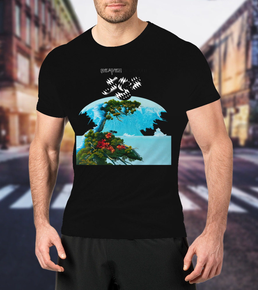 Yes Heaven And Earth Album Cover T-Shirt
